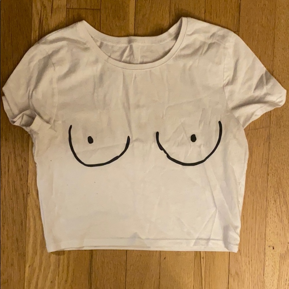 Free the nip crop top